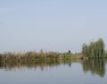 Fishing In Neajlov Delta Royalty Free Stock Photo