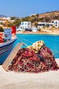 20.06.2016 - Fishing net at Agios Georgios port, Iraklia island