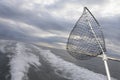 Fishing Net On Back Of Speeding Boat Royalty Free Stock Photo