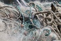 Fishing Net Detail Royalty Free Stock Photo