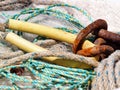 Fishing Net Detail Royalty Free Stock Photo
