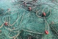 Fishing net tackle professional fishermen Royalty Free Stock Photo