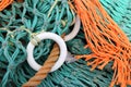 Fishing nets and floats