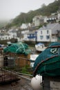 Fishing nets on the harbour