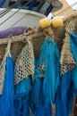 Fishing nets on trawler Royalty Free Stock Photo