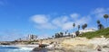 Fishing at the Pacific Ocean La Jolla California Royalty Free Stock Photo