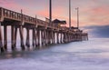 Fishing Pier and Boardwalk Nags Head NC Royalty Free Stock Photo