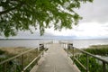 Fishing Pier and Boat Ramp Royalty Free Stock Photo