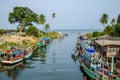 Fishing pier in Chumphon province Thailand Royalty Free Stock Photo