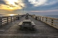 Ocean Fishing Pier In Myrtle Beach South Carolina Royalty Free Stock Photo