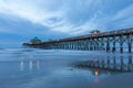 Fishing Pier at Folly Beach Charleston South Carolina Royalty Free Stock Photo