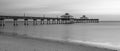 The Fishing Pier at Fort Myers Beach Florida just before sunset