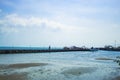 The fishing pier on the island. Royalty Free Stock Photo