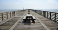 Fishing pier, Jacksonville Beach, Florida Royalty Free Stock Photo