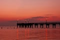 Fishing Pier Morning Royalty Free Stock Photo