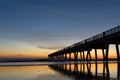 Fishing Pier in the Morning Royalty Free Stock Photo