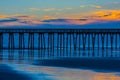 Sunrise Over the Myrtle Beach Fishing Pier Royalty Free Stock Photo