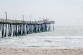 At fishing pier on the Outer Banks, North Carolina Royalty Free Stock Photo