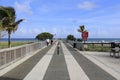 Fishing Pier at Pompano Beach Royalty Free Stock Photo