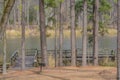 The Fishing Pier in Ratciff Lake Recreation Area. In Davey Crockett National Forest, Ratcliff, Texas