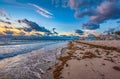 Fishing Pier Sunrise in Fort Lauderdale, Florida, USA Royalty Free Stock Photo