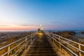 Fishing Pier in ventnor city beach in atlantic city, new jersey Royalty Free Stock Photo