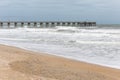 Fishing Pier at Wrightsville Beach, NC Royalty Free Stock Photo