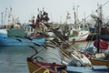 A fishing port Royalty Free Stock Photo