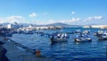 the fishing port of the city of Mdiq in Morocco