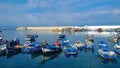 the fishing port of the city of Mdiq in Morocco