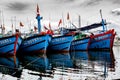 Fishing port in danang in Vietnam