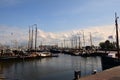 The fishing port of the island of Urk. Royalty Free Stock Photo