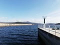 Fishing port and marina in the estuary. In Galicia Northwest Spain