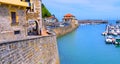 Fishing Port, Mutriku Harbour, Mutriku, Spain Royalty Free Stock Photo