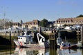 Fishing port of Ouistreham in France Royalty Free Stock Photo