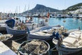 Fishing port and recreational boats in Estartit, Spain Royalty Free Stock Photo