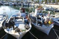 Fishing port and recreational boats in Estartit, Spain Royalty Free Stock Photo