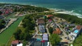 Fishing Port Rowy Port Rybcki Aerial View Poland