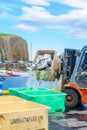 Fishing port scene in Stykkisholmur Royalty Free Stock Photo