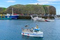 The fishing port, in Stykkisholmur Royalty Free Stock Photo