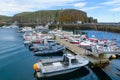 The fishing port, in Stykkisholmur Royalty Free Stock Photo