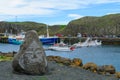 The fishing port, in Stykkisholmur Royalty Free Stock Photo