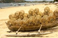 Fishing pots on the boat, Nosy Be, Madagascar