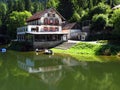Fishing retreat, Saut-de-Doubs, Switzerland/France