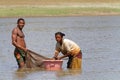 Fishing in the river