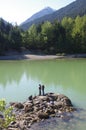 Fishing on the river