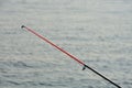 Fishing rod red fishing rod