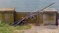 Fishing Rods Lake Royalty Free Stock Photo