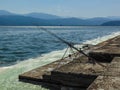 Fishing rods at Pamvotida lake