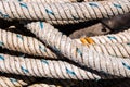 Fishing ropes Royalty Free Stock Photo